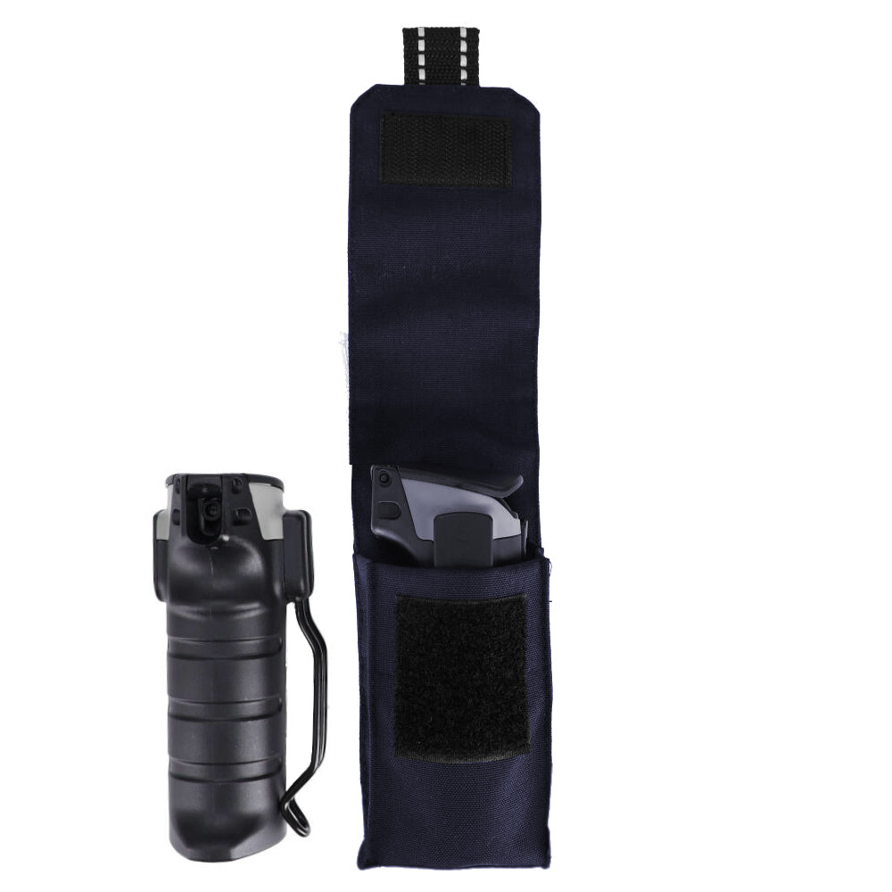 ETZEL® Multifunktionstasche für Meldeblock, dunkelblau 18 x 12,5 x 40 cm